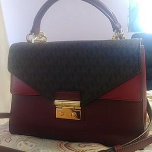 Michael Kors Sloan Medium Double Flap Satchel